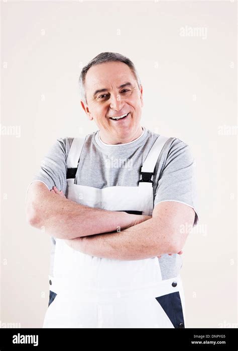 Man Wearing Overalls Hi Res Stock Photography And Images Alamy