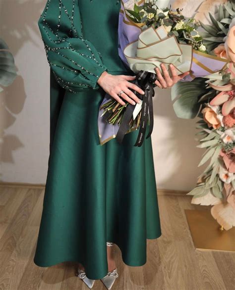 Long Sleeve Party Dresses With Hijab Zahrah Rose Party Dress Inspiration Moslem Fashion