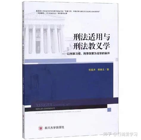 刑法适用与刑法教义学：以刑事习惯、刑事政策为背景的展开 Pdf 知乎