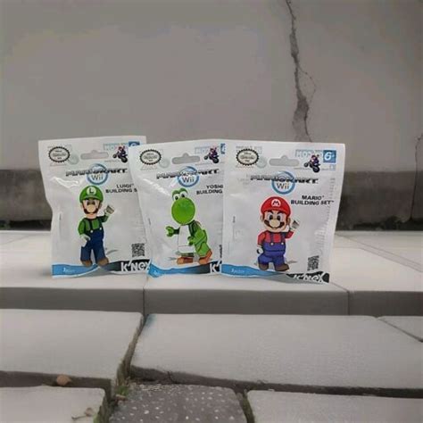 Knex Mario Kart Wii Mario Luigi Yoshi Lot Building Set New In