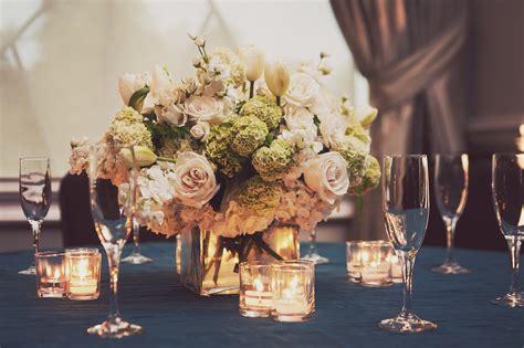 Hydrangea and Rose Floral Arrangement