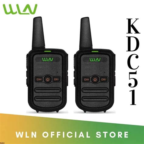 Wln Kd C W Channel Uhf Mhz Two Way Walkie Talkie Radio Set