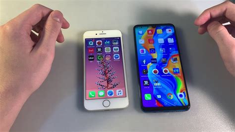 Huawei P30 Lite Vs Iphone 8 Youtube