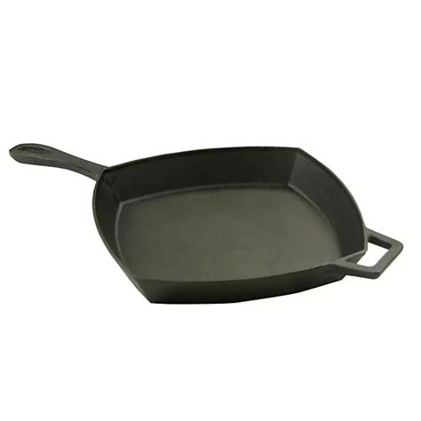 Bayou Classic 12 In Square Cast Iron Skillet Academy