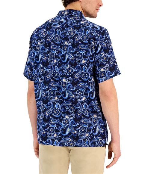 Club Room Mens Paisley Medallion Shirt Created For Macys Macys