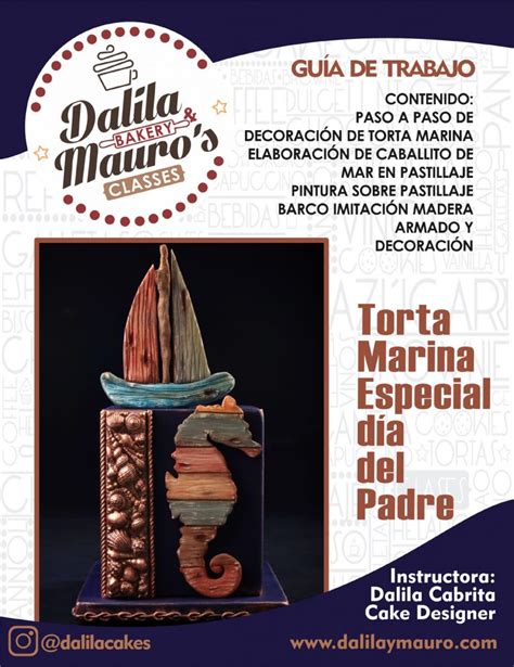 Decoraci N De Torta Marina Especial D A Del Padre Lala Cakes Tortas