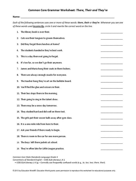 Free Ela Common Core Worksheet Download Free Ela Common Core Worksheet