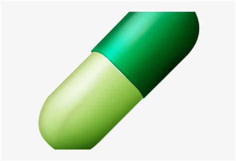 Pills Clipart Green Capsule Green Capsule Transparent Png X