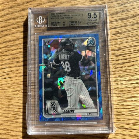 Bowman Chrome Sapphire Prospects Rc Bcp Luis Robert Bgs