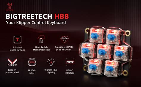 Amazon BIGTREETECH HBB Hot Key Button Board Quick Control Keyboard