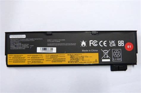 BATERIA LENOVO THINKPAD T470 T480 T570 T580 P51S P52S 24WH 61