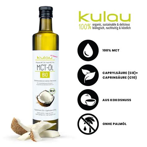 Kulau Mct Öl Aus Bio Kokosöl 500 Ml