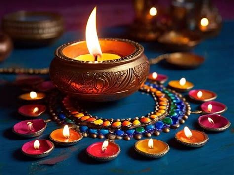 Diwali Diya Or Oil Lamp Isolated Festival Of Lights Premium Ai