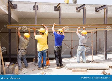 Builders At Work Stock Photos Image 35691673