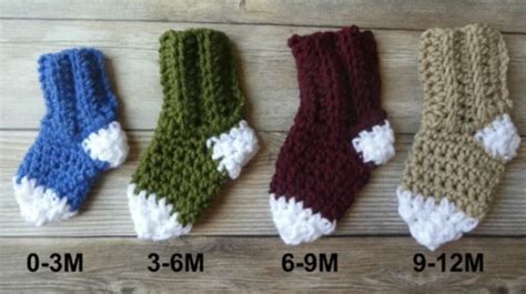 Crochet Baby Socks