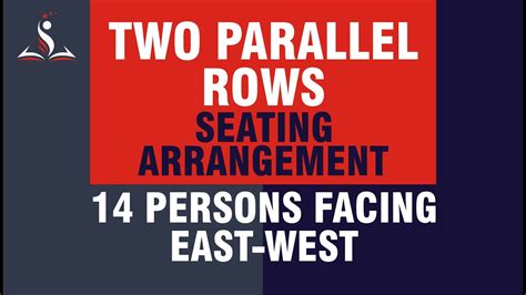 CLASS 6 14 PERSONS TWO PARALLEL ROWS SEATING ARRANGEMENT REASONING