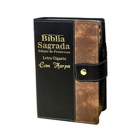 Bíblia Sagrada Carteira Harpa Pentecostal Índice Lateral Letra