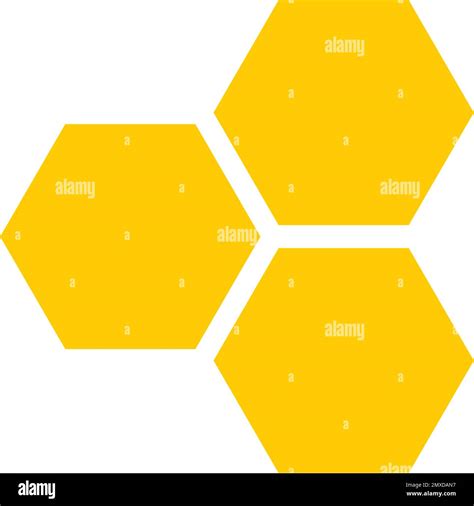 Honey Comb Icon Vector Illustration Simple Design Stock Vector Image