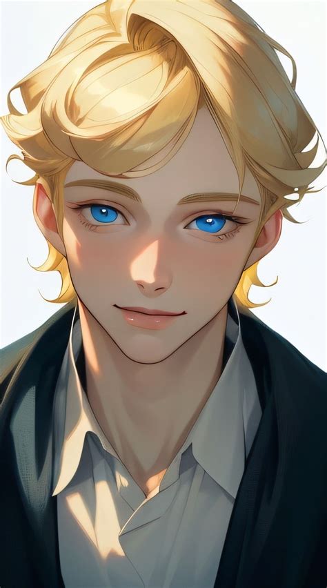 Philipp Kamper Blonde Hair Anime Boy Blonde Hair Blue Eyes