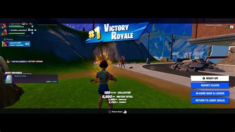 Fortnite Temporada Capitulo Resistencia Zero Build Duos Victoria