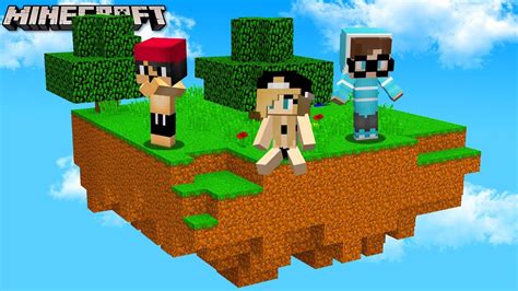 WIR SIND 1 TAG AUF EINER HIMMELSINSEL IN MINECRAFT YouTube