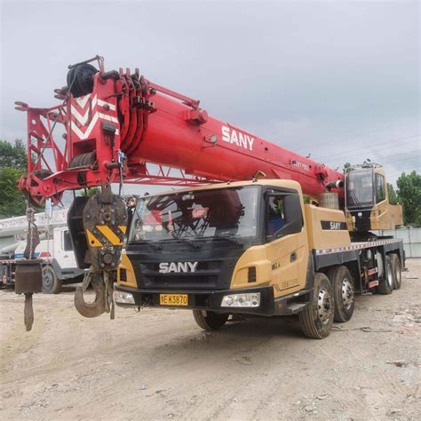 Used Truck Crane Sany Stc350 35 Ton Low Working Hours With High