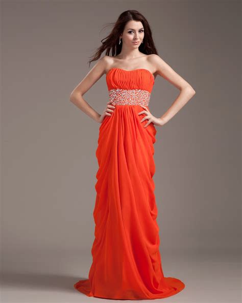 Dressybridal 5 Amazing Red Strapless Prom Dresses——glow Like A Fire