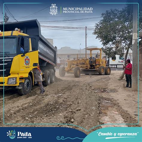 Municipalidad De Paita Trabaj En El Mantenimiento Del Kilometro