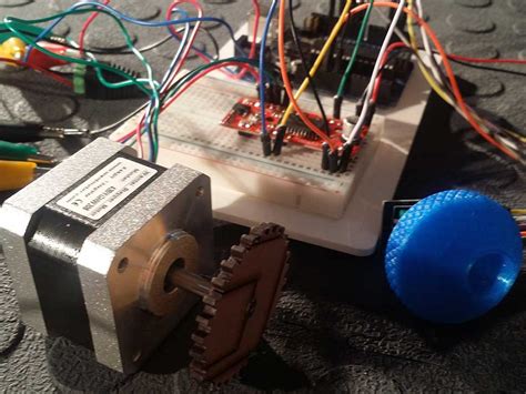 Nema Stepper Motor Control With Arduino And Rotary Encoder