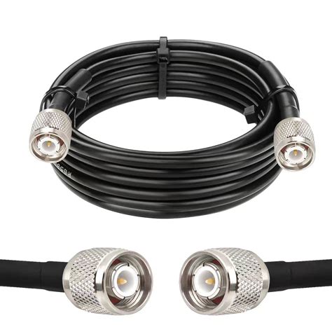 Mookeerf Tnc Male To Tnc Male Coax Cable Ft Ohm Rg Coaxial