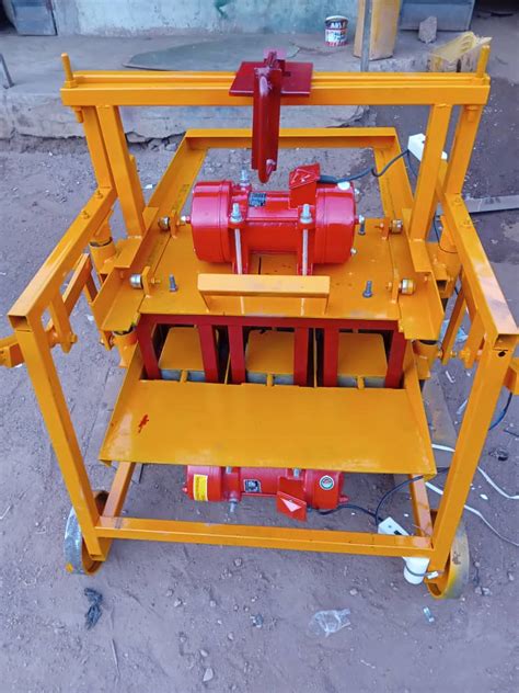 Locally Made Block Moulding Machine For 2 Units 9 Block And 3 Units 6