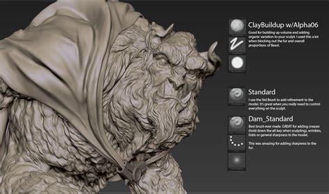 Disney S Beast Redesigned With Making Of Zbrush Tutorial D Tutorial