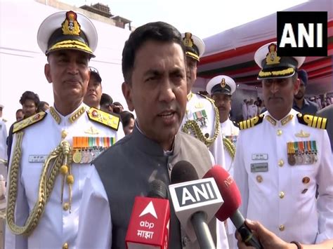 Feeling Proud Goa CM Pramod Sawant At INS Mormugao Commissioning