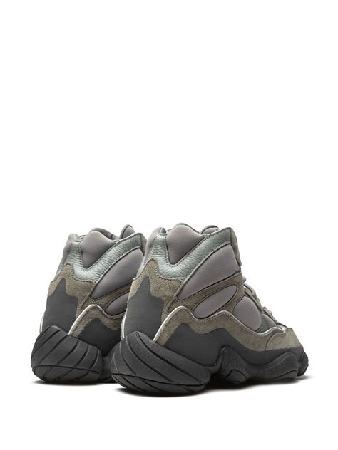 Adidas Originals Yeezy 500 High Mist Slate Sneakers In Grey Modesens