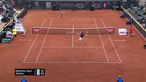 Match Highlight Andrey Rublev Vs Roberto Bautista Agut Atp