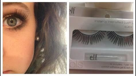 Elf Cosmetics Eyelashes Review - YouTube
