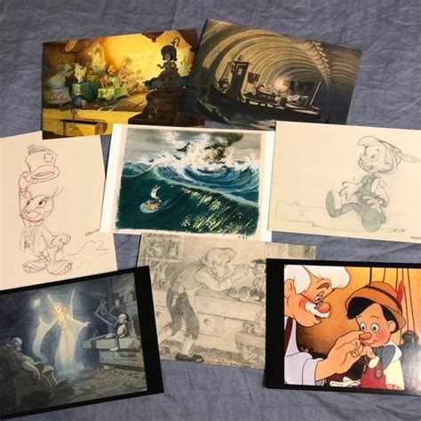 Disney Art Art Of Disney Pinocchio Concept Art Postcard Art Prints