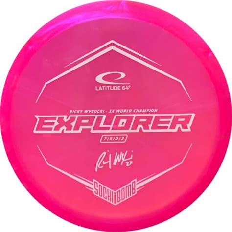 LAT 64 Opto Ice Chameleon Explorer Ricky Wysocki Sweet Spot Disc Golf