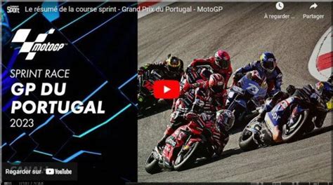 Motogp Portugal Portimao Le R Sum Vid O De La Course Sprint Sign