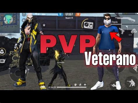 PVP CON JUGADOR VETERANO FREE FIRE YouTube