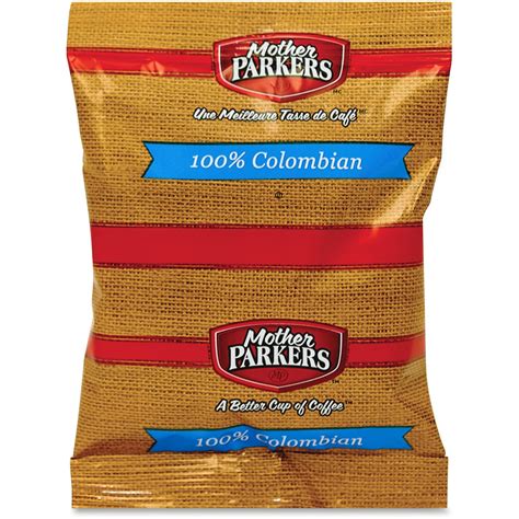 Mother Parkers Colombian Coffee - Arabica - Dark - 1.7 oz - 1 / Carton