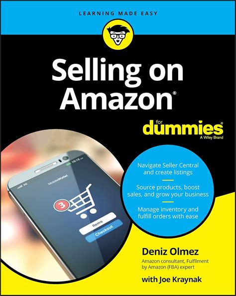 Selling On Amazon For Dummies For Dummies Business Personal Finance