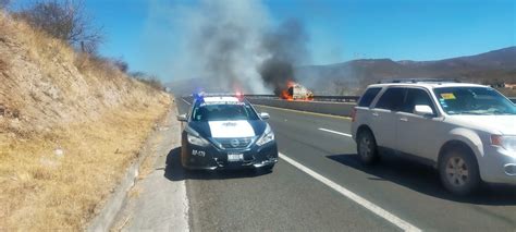 Atiende Y Controla Ssc De San Miguel De Allende Incendio De Camioneta