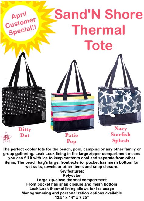 Sand N Shore Thermal Tote Product Spotlight April Special Thirty One