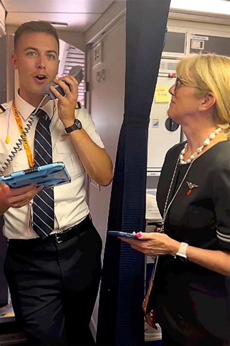 Pilot Thanks Flight Attendant Mom In Surprise Speech On Their 1st