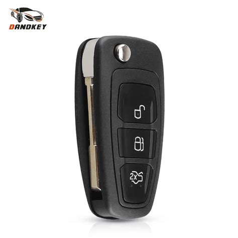 Dandkey Replacement 3 Buttons Styling Flip Folding Remote Key Shell