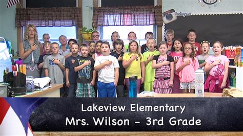 Lakeview Elementary – Mrs. Wilson - Third Grade