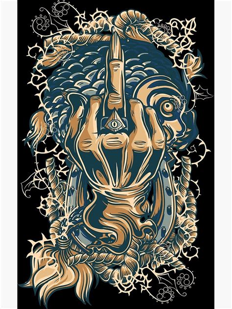 My Middle Finger Salutes You Gothic Style Poster For Sale By