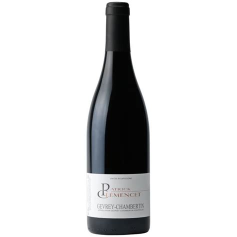 Gevrey Chambertin Rouge 2020 75cl Patrick Clémencet Vin AOC Rouge