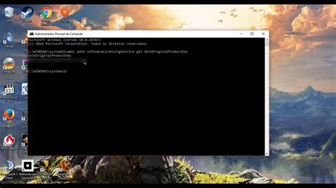 Como Descobrir A Chave Do Produto Do Seu Windows Youtube